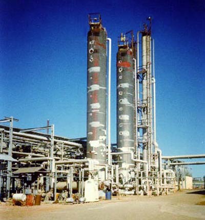 Extractive Distillation Unit - Texas Refinery